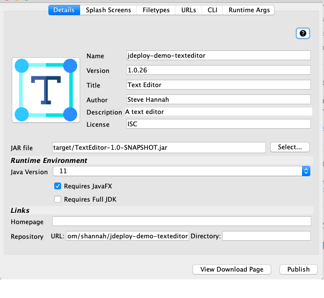 details tab