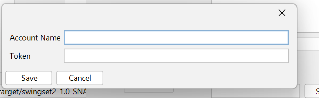 github add account dialog